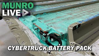 Tesla Cybertruck Battery Pack Our First Impressions Under the Lid [upl. by Solrac409]