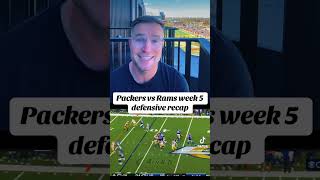 Packers vs Rams week 5 defensive recap greenbaypackers packers packersvsrams nfl evanwilliams [upl. by Ilonka497]