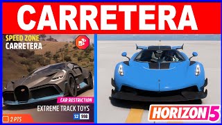 Forza Horizon 5 CARRETERA Speed Zone  Car Restriction Extreme Track Toys S2998 [upl. by Goldston]