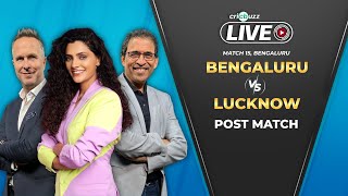 RCBvLSG  Cricbuzz Live MayankYadav takes 3 wickets LSG beat RCB by 28 runs [upl. by Agathy]