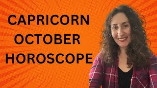 CAPRICORN  October Horoscope [upl. by Ruzich]