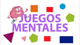 JUEGOS MENTALES PARA NIÑOS Agilidad mental para el cerebro [upl. by Fabyola114]