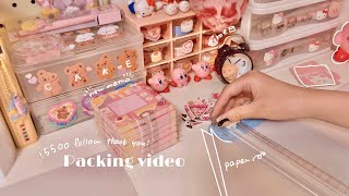 ［wrapping］販売するメモのラッピング  asmr  作業動画  梱包動画 [upl. by Chladek943]