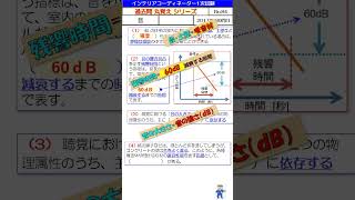 【音】（2017年39問目）‥過去問 丸覚えシリーズ ≪NO84≫ インテリアコーディネーター1次試験 過去問題解説 インテリアコーディネーター勉強中 音 [upl. by Felton]