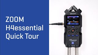 ZOOM H4essential Quick Tour [upl. by Annabel]