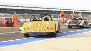 Morgan Celebrity Race Highlights  Silverstone 23072011 [upl. by Illak]