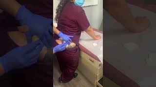 Intramuscular Gluteal Injection buttocks medicaleducation itwasonce viralvideo [upl. by Cod]