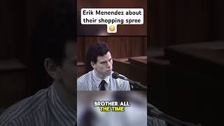 Erik Menendez about their shopping spree 😱 freemenendezbrothers trending shorts [upl. by Hands]