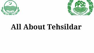 Tehsildar JOBS PPSC Paper Syllabus Recommended Books Preparation Eligibility Criteria Informations [upl. by Ash]