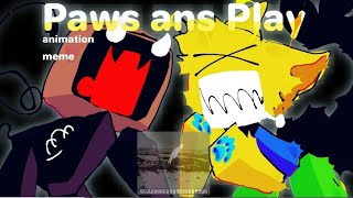 Paws and Play ☆ Meme Animation Flipaclip Collab W ‎pexok FW [upl. by Fontana]