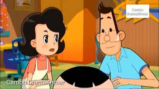 ក្បាលធំ ធ្វើជាមនុស្សធំ​ Kbal Thom Kbal Touch Cambodia Cartoon Khmer Cartoon [upl. by Nekciv433]