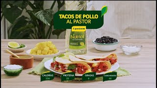 Nutrioli l Tacos de pollo al pastor l Bien Comer [upl. by Lougheed]