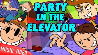 Party In The Elevator 🎵 ANIMATED FV Family Music Video [upl. by Tronna834]