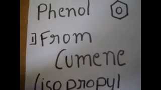 Preparation of Phenol from Cumene  12 Class Chemistry  Organic Chemistry [upl. by Anglo]