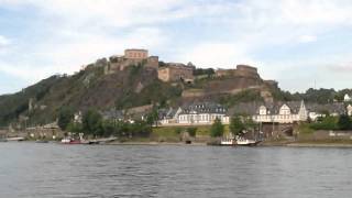 Festung Ehrenbreitstein in Koblenz  September 2012 RheinlandPfalz Germany in HD [upl. by Tyrus]