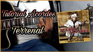 Terrenal  Julión Álvarez  Tutorial de Guitarra  Acordes [upl. by Foley492]