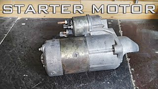 How to make old Starter Motor Work like New How to fix rebuild and clean starter motor [upl. by Manoop339]