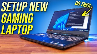 How To Setup Your New Gaming Laptop [upl. by Inaoj]