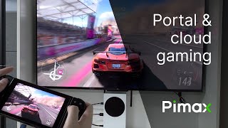 4K screen in your hands Cloud gaming with the Pimax Portal Xbox [upl. by Dill]