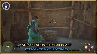 All Poidsear Coast Treasure Vaults Hogwarts Legacy [upl. by Wilden]