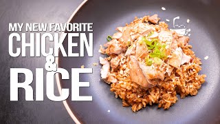 MY NEW FAVORITE CHICKEN amp RICE RECIPE SO EASY  SO DELICIOUS  SAM THE COOKING GUY [upl. by Betthezel]