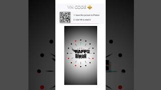 Happy Diwali with vn qr code viral sahilpaswan1346 shorts [upl. by Skyler]