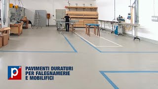 PAVIMENTI DURATURI PER FALEGNAMERIE E MOBILIFICI [upl. by Einittirb]