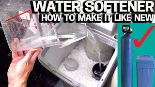 Water Softener Cleaning amp Restore it Like New  Dont skip this EASY maintenance [upl. by Hammond]