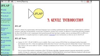 Introducing JFLAP and an Example FSM that Can Be Built Using It [upl. by Ahsinra]