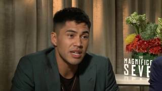 The Magnificent Seven Vincent D’Onofrio amp Martin Sensmeier Official Movie Interview  ScreenSlam [upl. by Alameda880]