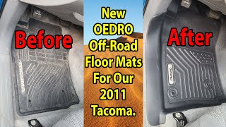 OEDRO Off Road Floor Mats in our 2011 Tacoma How do they Fit [upl. by Tess]