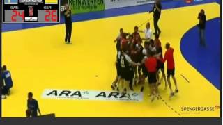 EHF U20 Europameisterschaft 2014  Finale  Nach dem Spiel [upl. by Auqenaj]