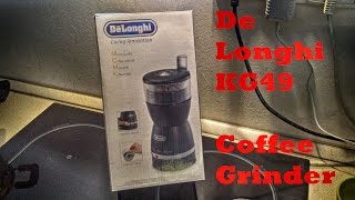 DeLonghi KG49 Electric Coffee Grinder [upl. by Yrellih715]