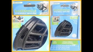 Baskerville Ultra Dog Muzzle Size 1 Small Breed Dogs Jack Russell Terrier Etc [upl. by Bred]