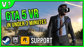 How to Play GTA V in VR in UNDER 3 Minutes 2021 [upl. by Anirdna]