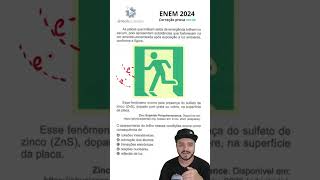 Questão de química que caiu no Enem 2024 👀🧪 shorts [upl. by Till]