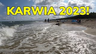 KARWIA nad Polskim Morzem 2023 Spacer przez miasto na PLAŻĘ [upl. by Yttisahc]