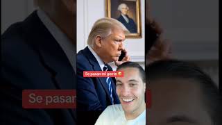 La llamada de Carlos Espina y Trump americanpolitician donaltrump news ultimahora humor [upl. by Esil]