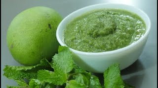 Raw mango chutney mango mint chutney recipe  easy recipe  chutney shorts ytshorts youtubeshorts [upl. by Ibor]