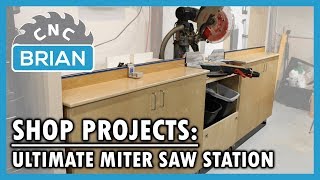 Shop Projects Ultimate Miter Saw Station [upl. by Josee]