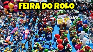 CAÃ‡ADA de BRINQUEDOS na FEIRA DO ROLO RESIDENT EVIL BATMAN SPAW [upl. by Nerrad]