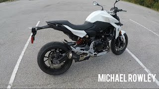 BMW F900R Leo Vince exhaust  Midpipe [upl. by Tedder]