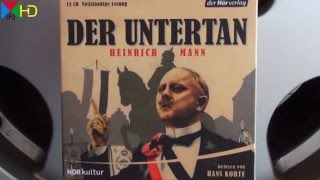 Heinrich Mann  Der Untertan  Litertaurspielplatz  Hörbuch Kritik HD [upl. by Ballou]