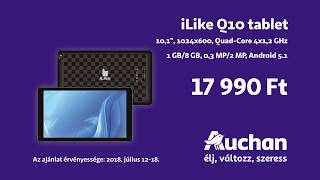 ilike Q10 tablet akció az Auchanban [upl. by Adi]