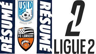 FC Lorient  USL Dunkerque 42 Résumé  Ligue 2  20242025 [upl. by Monsour]