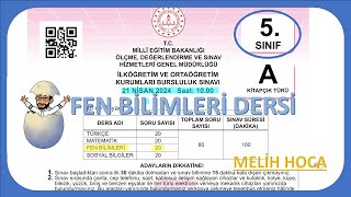 2024 5 Sınıf Bursluluk SınavıFen Bilimleri [upl. by Verada72]