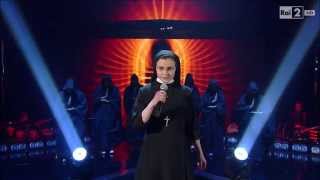 The Voice IT  Serie 2  Live 1  Suor Cristina Scuccia canta quotWhat a feelingquot [upl. by Hcardahs]