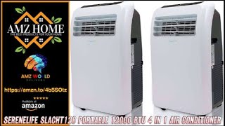 Describing SereneLife SLACHT128 Portable 12000 BTU 4 in 1 Air Conditioner Amazon [upl. by Daisie]