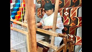 Traditional Weaving in Otavalo Ecuador with TravelArt  September 2024 [upl. by Bronwen75]