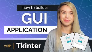 Create a GUI app with Tkinter  Step by Step Tutorial [upl. by Aiclid]